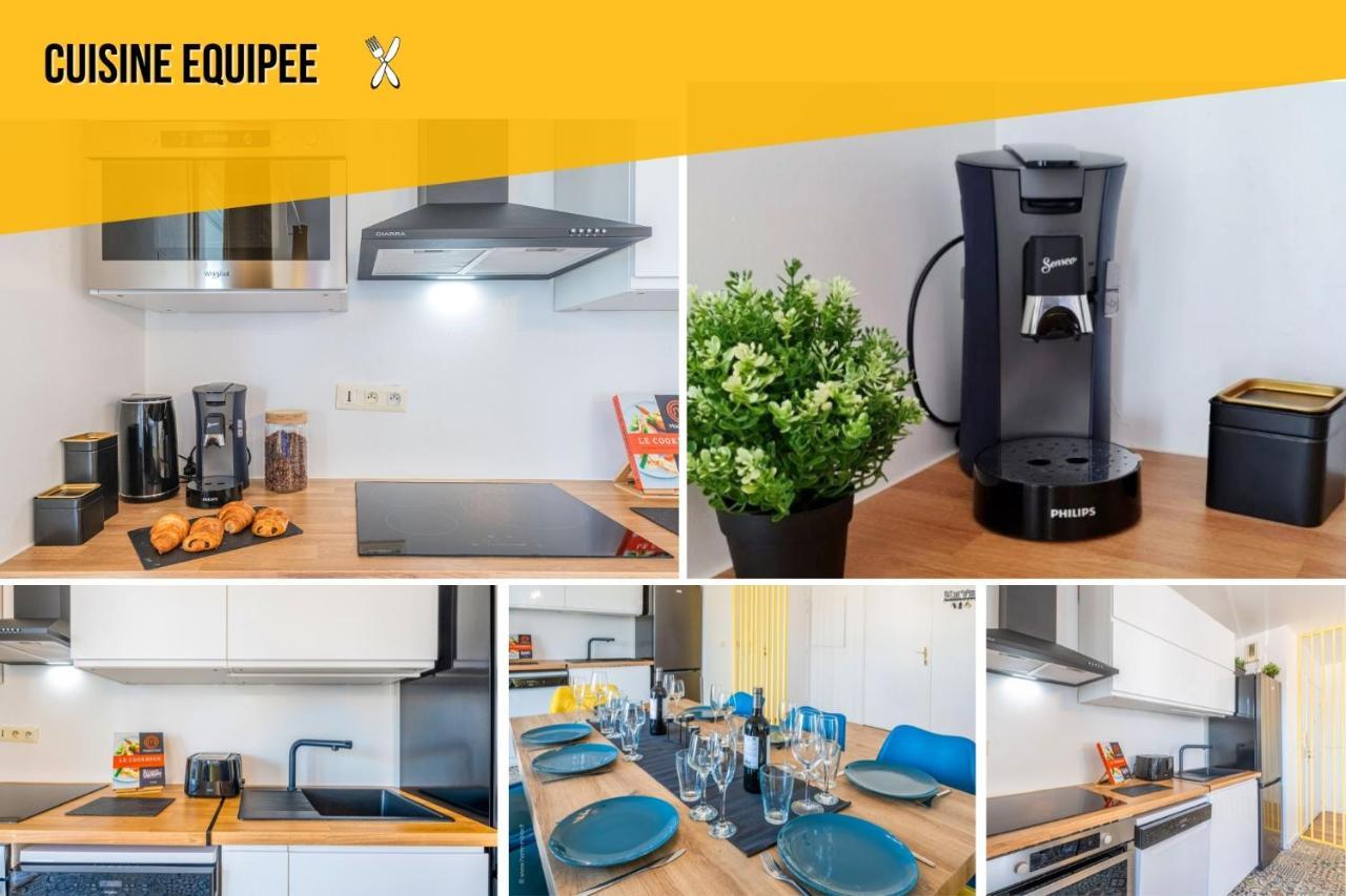 Caopeo - Top Hote Paris - 8 Personnes Balcon Parking Saint-Denis  Buitenkant foto