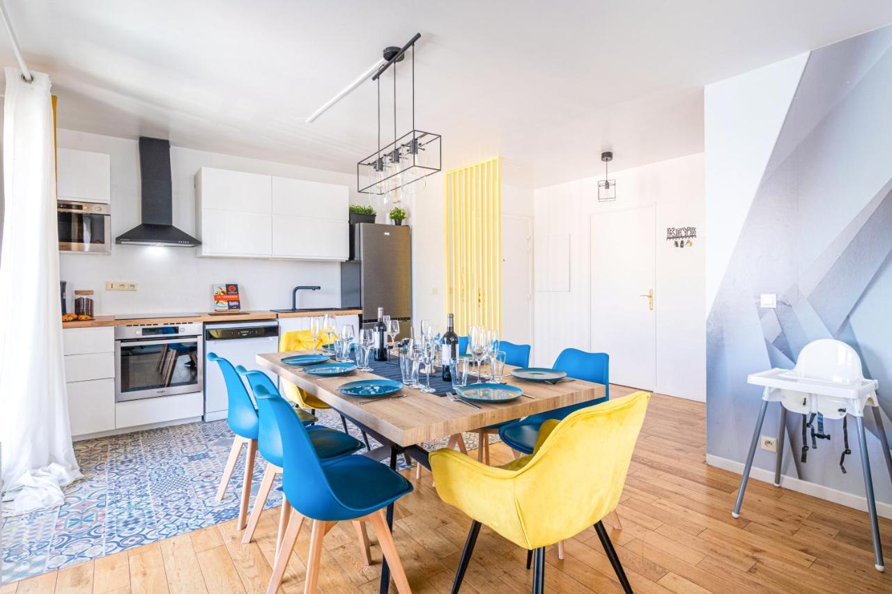 Caopeo - Top Hote Paris - 8 Personnes Balcon Parking Saint-Denis  Buitenkant foto